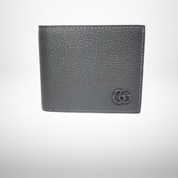 GUCCI GREY GG MARMONT CARD CASE WALLET - Picture 2 of 8